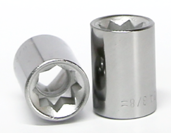 3/8" x 3/8" Drive Standard SAE Socket (8 Point) T&E Tools 13112