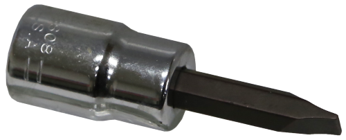 1/4" Slotted Screwdriver Socket T&E Tools 13808