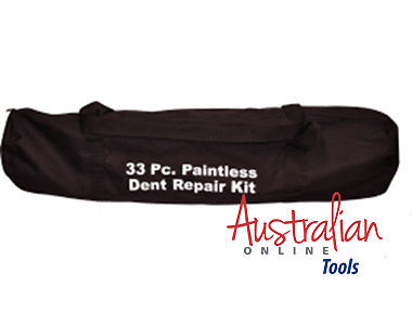 33Piece Paintless Dent Repair Tool Kit T&E Tools 1880
