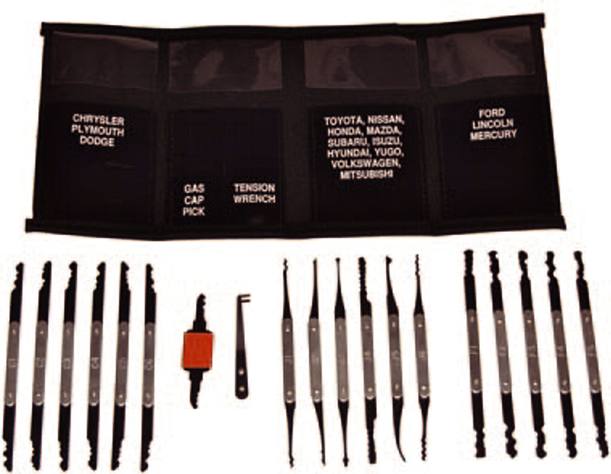 Security Lock Pick Set T&E Tools 1898