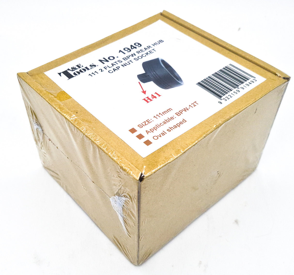 BPW Rear Hubcap Nut Socket (111mm) T&E Tools 1949