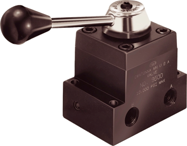 3Pos/4Way Control Valve for 10,000 psi Hydraulic Pump T&E Tools TE-2-9500