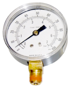 Pressure Gauge (100 PSI) T&E Tools 21001