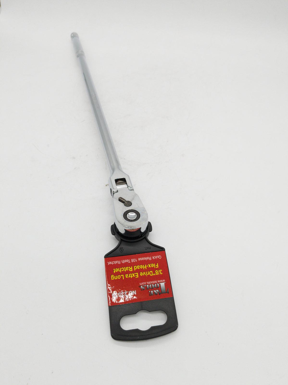 3/8"Dr. x 108T Flex-Head Long Handle Ratchet T&E Tools TE-23535