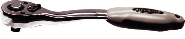 1/2"Dr. 72 Tooth Curved Handle Ratchet T&E Tools 24512