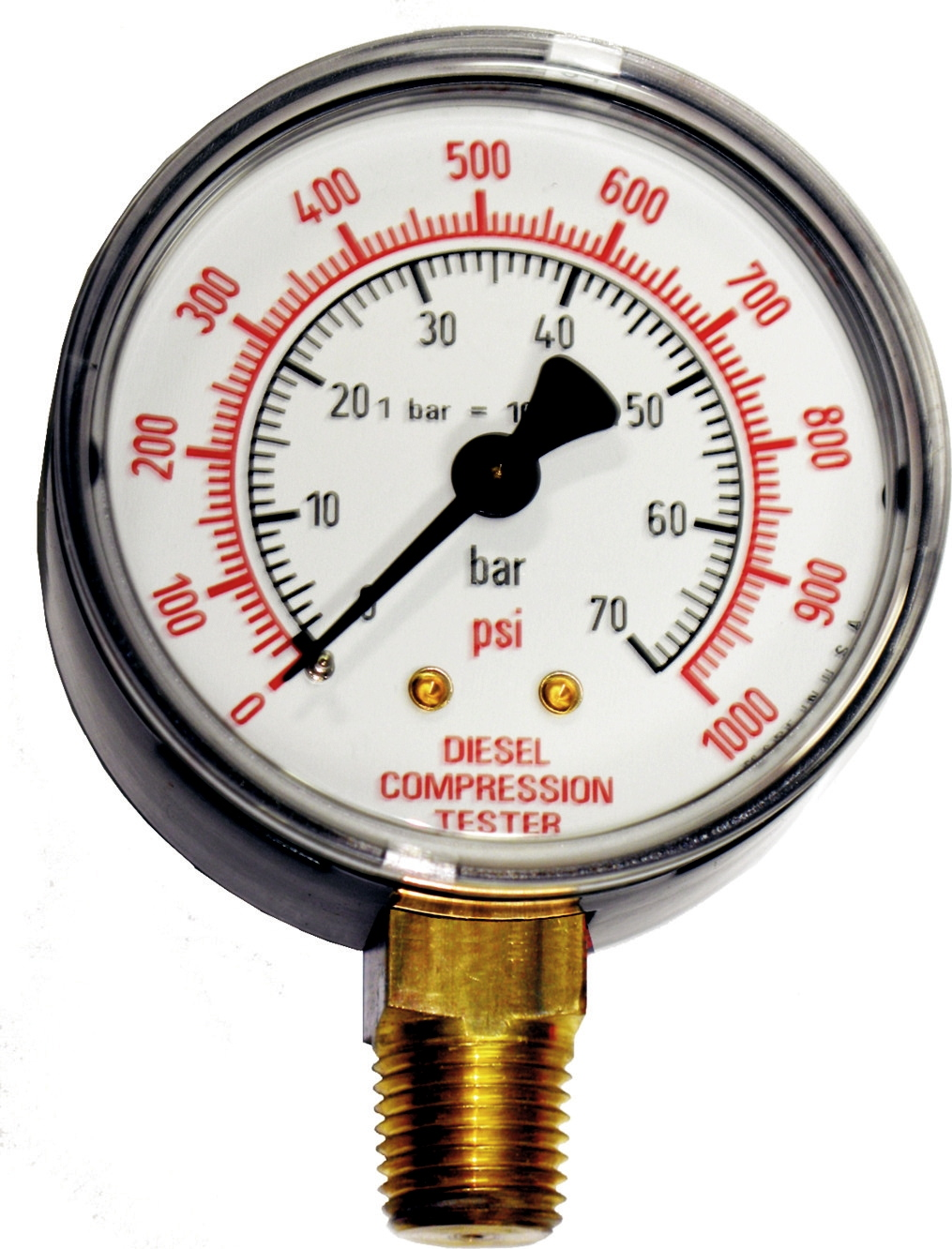 Compression Gauge (1000 PSI) T&E Tools 25001