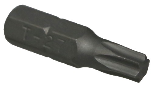 T27 Torx-r x 1/4"Hex Insert Bit 25mm Long T&E Tools 30427