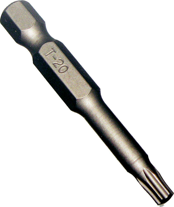 T20 Torx x 1/4"Hex Bit 50mm Long T&E Tools 30464