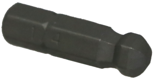 1/4" x 1/4" Hex Ball-End In-Hex Insert Bit T&E Tools 30918