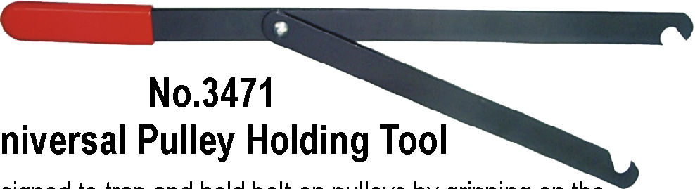 Universal Pulley Holder T&E Tools 3471