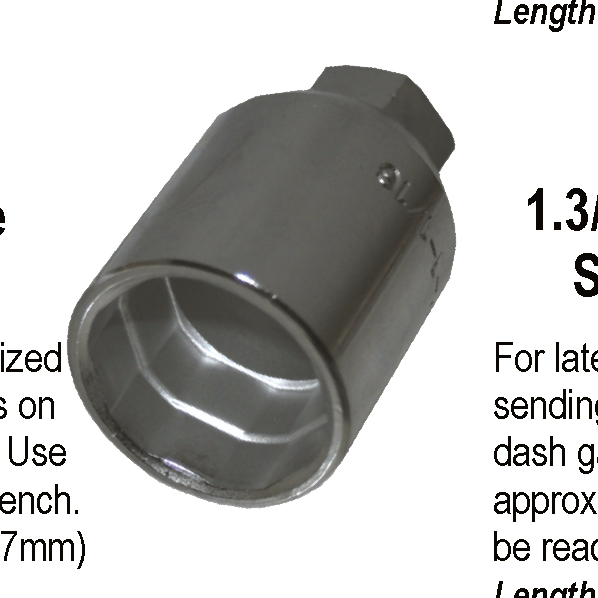 Dual Size Oil Pressure Switch Socket T&E Tools 4012