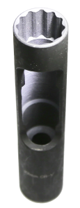 22mm 12Pt. Open Side Sensor/ Injector Socket 150mm long T&E Tools 4037