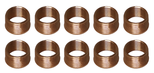 10Pc. Thread Inserts 9.5mm Long for #4100N T&E Tools 4100N-95