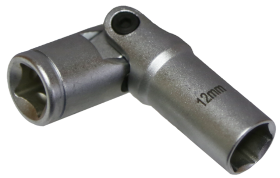 12mm 3/8"Drive Glow Plug Universal Socket T&E Tools 4133-4