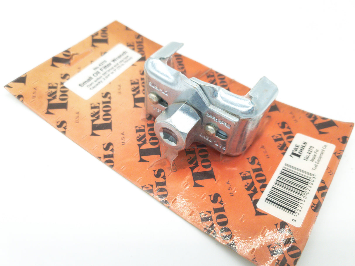 Small Oil Filter Wrench 70mm-76mm (2.3/4" to 3") T&E Tools 4270 cam action