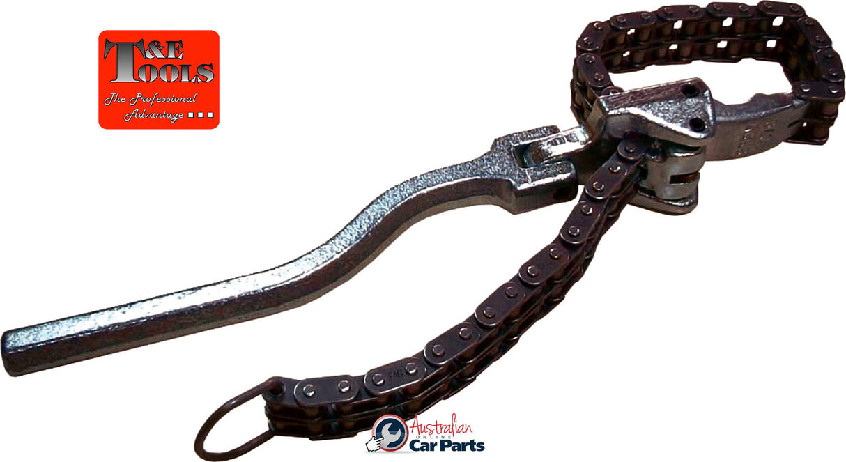 Large Chain Oil Filter Wrench T&E Tools 4272