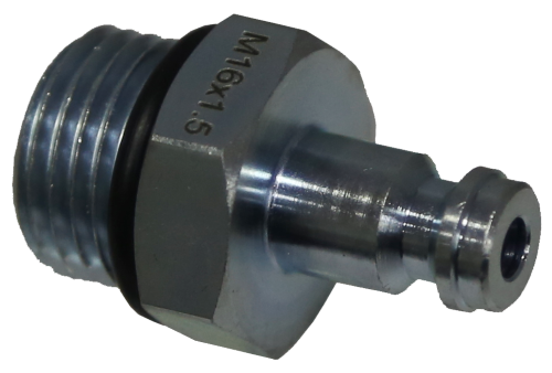 16mmx1.5P Adaptor for #4432N Delux Oil Pressure Tester T&E Tools 4432N-16M