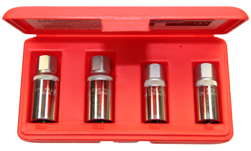 Metric Stud Remover Set T&E Tools Stud Pullers 5042 6mm, 8mm, 10mm, 12mm