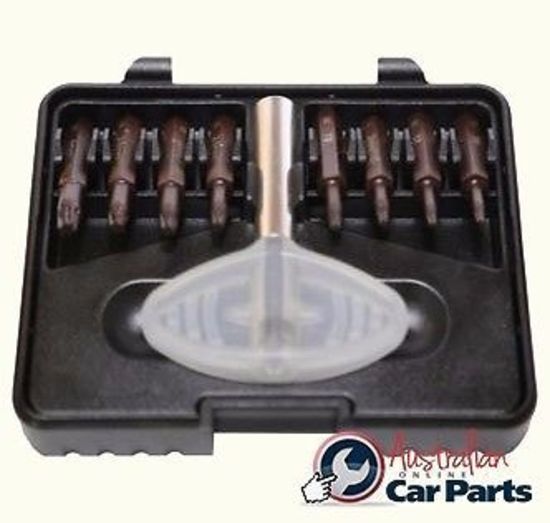 9 Piece Bolt & Nut Extractor Set T&E Tools 5058