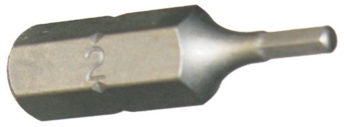 2mm x 1/4" Hex In-Hex Insert Bit T&E Tools 50602