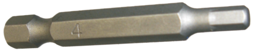 4mm x 1/4" Hex In-Hex Power Bit T&E Tools 50614