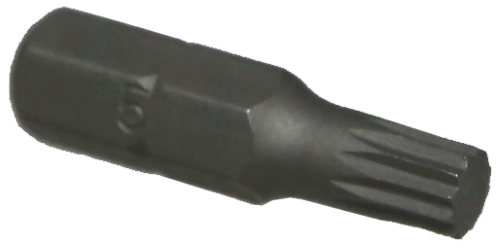 M5 x 1/4" Hex Triple Square (Multi-Spline) T&E Tools 50625