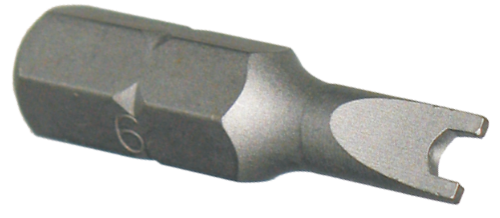 #6 Spanner (Snake Eyes) Bit T&E Tools 50711