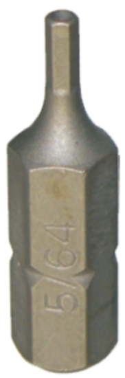 5/64" x 1/4" Hex Tamper In-Hex Insert Bit T&E Tools 50722