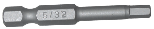 5/32" x 1/4" Hex Tamper In-Hex Power Bit T&E Tools 50765
