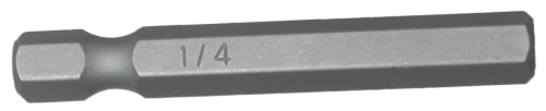 1/4" x 1/4" Hex Tamper In-Hex Power Bit T&E Tools 50768