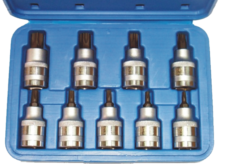 9 Piece Ribe 1/2" Drive Sockets T&E Tools 5077