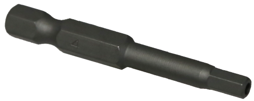 4mm x 1/4" Hex Tamper In-Hex Power Bit T&E Tools 50773