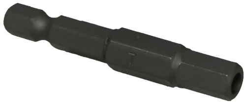 7mm x 1/4" Hex Tamper In-Hex Power Bit T&E Tools 50776