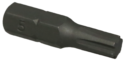 5mm Ribe x 1/4" Hex Ribe Insert Bit T&E Tools 50805