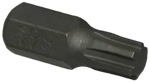 10mm Hex Ribe Insert Bit (8mm) T&E Tools 51808