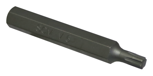 6mm Ribe x 10mm Hex Ribe Insert Bit T&E Tools 51906