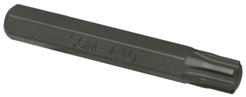 10mm Ribe x 10mm Hex Ribe Insert Bit T&E Tools 51910