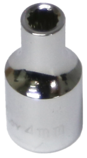 4mm x 1/4"Drive 12 Point Socket T&E Tools 52304