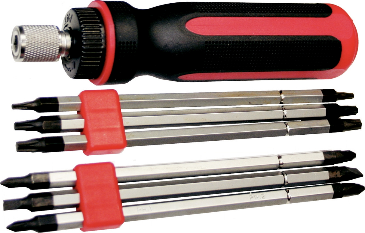 Combination Ratchet Screwdriver Set T&E Tools 5268