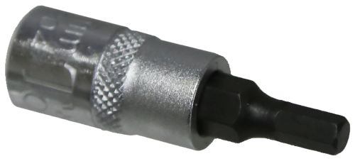 4mm x 1/4"Dr. In-Hex Socket 38L T&E Tools 52904