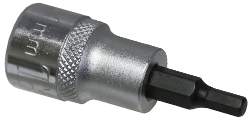 4mm Metric In-Hex Sockets 3/8" Drive x 50mm Length T&E Tools 53804
