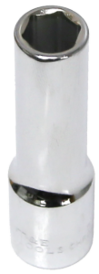 12mm x 1/2" Drive Deep Socket (6 Point) T&E Tools 54412