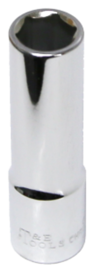 14mm x 1/2" Drive Deep Socket (6 Point) T&E Tools 54414