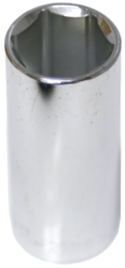 25mm x 1/2" Drive Deep Socket (6 Point) T&E Tools 54425