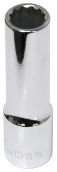 13mm x 1/2" Drive Deep Socket (12 Point) T&E Tools 54513