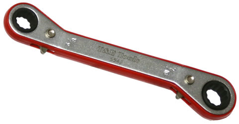 12 Point Offset Ratchet Ring (3/8" x 7/16") T&E Tools 5542