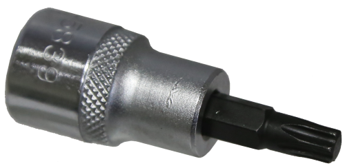 T30 Torx-r Socket 3/8" Drive x 50mm Length T&E Tools 5839