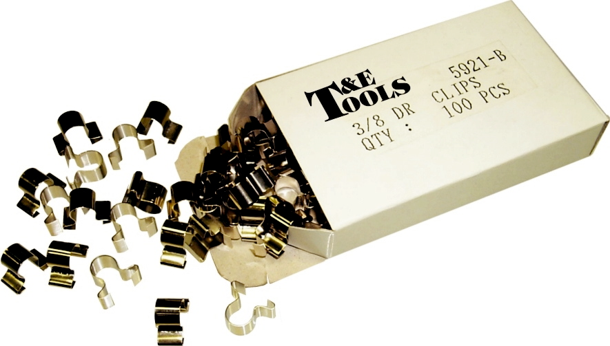 3/8" Drive Clips (100) T&E Tools 5921-B