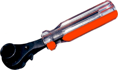 6 Point Short Podger Ratchet Wrench T&E Tools 61317-6P