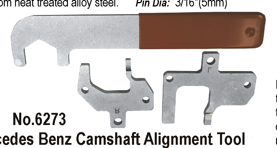 Mercedes Benz Camshaft Alignment Tool T&E Tools 6273